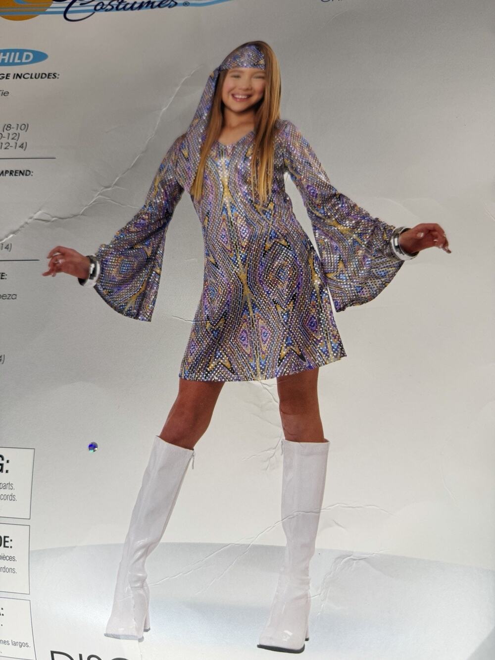 California Costumes Disco Darling Children’s Halloween XL (12-14) Sparkly